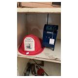 JR. MARSHALL FIRE PLASTIC HELMET & POST OFFICE