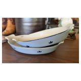 PR OF DRU ENAMEL WARE CAST IRON PANS