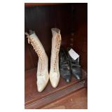 WHITE LADIES VICTORIAN BOOTS & SHOES