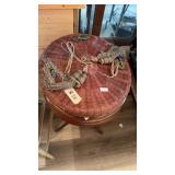 WICKER SEWING BASKET