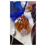 HAND BLOWN PUMPKIN