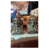 BENJAMIN FRANKLIN BUST BOOK ENDS