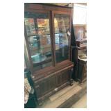 EMPIRE CHINA GLASS FRONT CABINET
