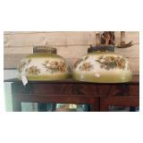 PR OF DIASY VICTORIAN LAMP SHADES