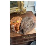 2 BASEBALL MITTS (RAWLINGS & WILSON)