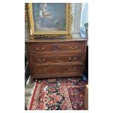WALNUT 3 DRAWER DRESSER