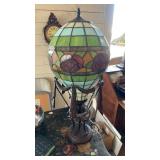 LEADED GLASS HOT AIR BALLOON LAMP