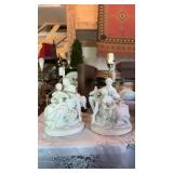 PR OF FRENCH FIGURE TABLE LAMPS