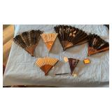 GROUP OF 6 FANS