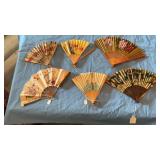 GROUP OF 6 FANS