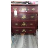 4 DRAWER VICTORIAN COTTAGE PAINTED CHEST