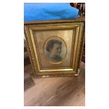 FRAMED LADY PORTRAIT