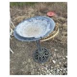 METAL BIRD BATH