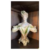 VICTORIAN LADY BUST. *CHIPPED
