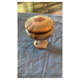 GERMAN HAND PAINTED KALK TRINKET DISH