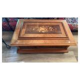 VERY NICE INLAID BLANKET CHEST