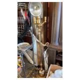 GOLD COLORED FLOOR LAMP
