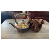 GORHAM SILVER SOLDERED TEAPOT W/ STAND