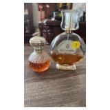 2 PARTIAL BOTTLES OF PERFUME