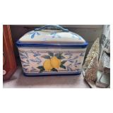 STONEWARE CANISTER