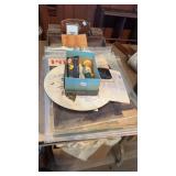 COLLECTOR SPOONS, CORK BOARD TRIVITS & SATURDAY