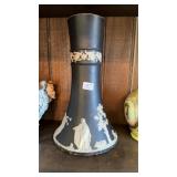 BLACK WEDGEWOOD BASSALT VASE