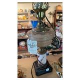 1860'S CONVERTED OIL LAMP