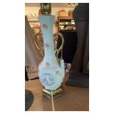 ANTIQUE HAND PAINTE LAMP BASE