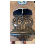 VINTAGE STAG CUT OUT SHELF