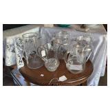 GROUP OF 6 WATER PITCHERS