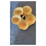 CARLTON WARE HAND PAINTED 5 SECTION DISH