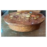 INLAID WOOD JEWELRY BOX