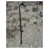 2 SHEPHERDS HOOK GARDEN PLANT HANGERS