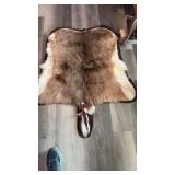 TANNED WHITETAIL DEER HIDE