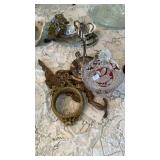 ANGEL ROUND FRAME, CANDY DISH & SILVER STAND