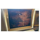 OLD OIL ON CANVAS PAINTING