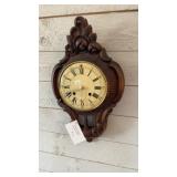 BLACK FOREST CARVED CLOCK **NO GLASS