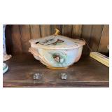 ANTIQUE HAND PAINTED HAVILAND SOUP TERRINE