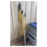 SHOVELS, RAKES, BROOM AND MORE