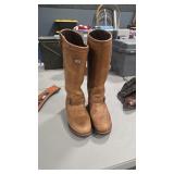 CHIPPEWA SZ 12D LEATHER BOOTS