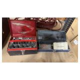 2 METAL TOOL BOXES W ASSORTED TOOLS