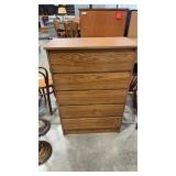 5 DRAWER CHEST OF DRAWERS