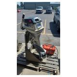 EVINRUDE 50 HP OUTBOARD BOAT MOTOR W/ 6 GALLON FUE
