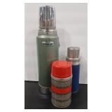 GLOBE -  STANLEY  - ALADDIN VTG THERMOS BOTTLES