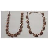 2 - RENOIR COPPER MCM NECKLACES