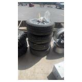 4 BRIDGESTONE BLIZZAKS 205/60R16 WHEELS W/ VW RIMS