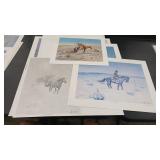 7 -  BILL RAINES SIGNED NUMBERED PRINTS