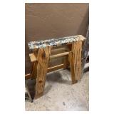 2 WOOD SAW HORSES