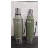 2 - STANLEY ALADDIN VTG THERMOS BOTTLES