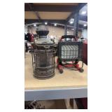 CORDED SHOP LIGHT AND HANGING LANTERN